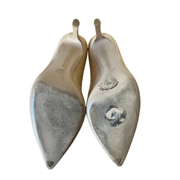 Gianvito Rossi Taupe Patent Leather Stiletto 105mm High Heels Size IT 39 US 9 - Picture 8 of 10